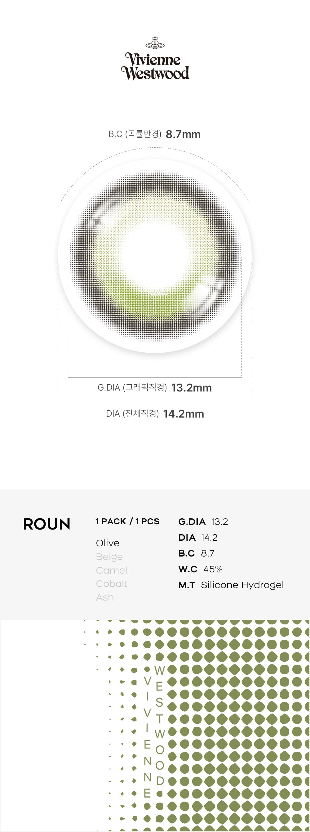 VIVIENNE WESTWOOD - (ROUN - OLIVE) ( MONTHLY )